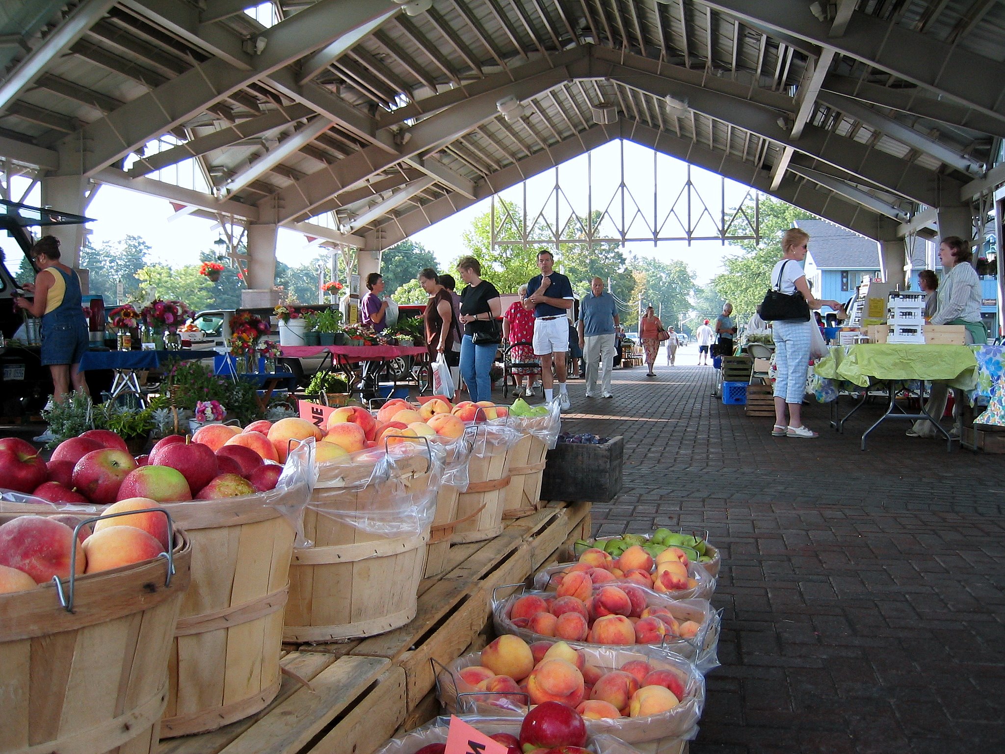 Farmer's Market Downtown Pavilion Gaylord Michigan Area Convention